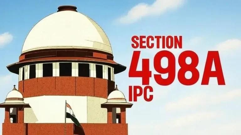 Supreme Court quashes 498A IPC case against husband and in-laws on grounds of vague allegations, warns against misuse