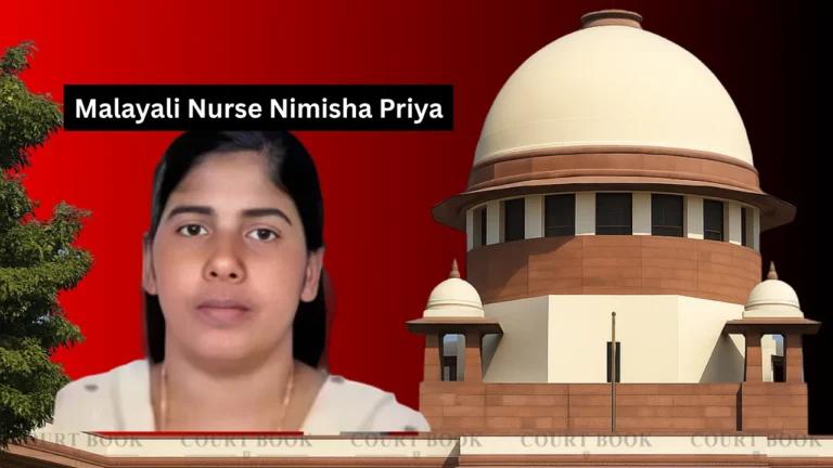Petition Seeking Immediate Intervention in Supreme Court to Stop Execution of Malayali Nurse Nimisha Priya in Yemen