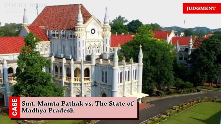 High Court Upholds Life Sentence for Smt. Mamta Pathak in Dr. Neeraj Pathak Murder Case