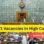 देशभर के हाई कोर्ट में 371 जजों की सीट खाली, 178 नियुक्तियां प्रक्रिया में: कानून मंत्री का बयान