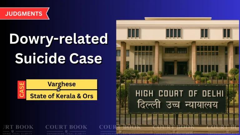 Delhi HC Denies Bail to Husband in Dowry Suicide Case of Gulnaz @ Julie