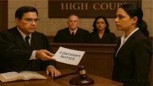 Punjab &amp; Haryana High Court Slams Advocate with Contempt Notice for Threatening Judges!