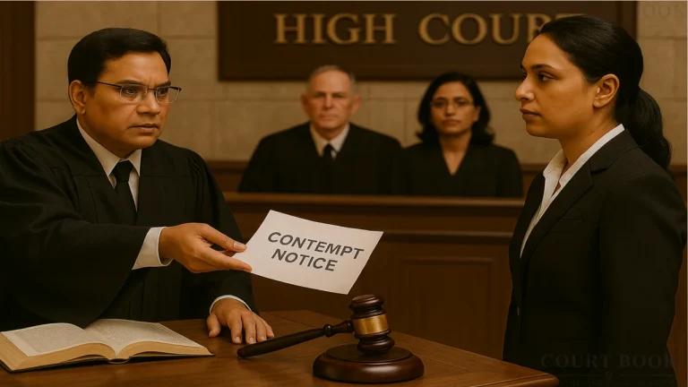 Punjab & Haryana High Court Slams Advocate with Contempt Notice for Threatening Judges!