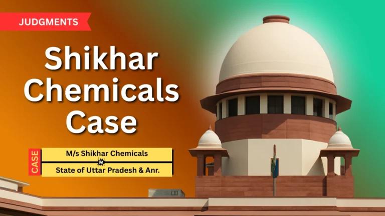SC Withdraws Strong Remarks Against High Court Judge in Shikhar Chemicals Case