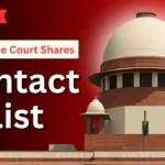 Supreme Court Shares Contact List for VC Hearings on 4 August 2025