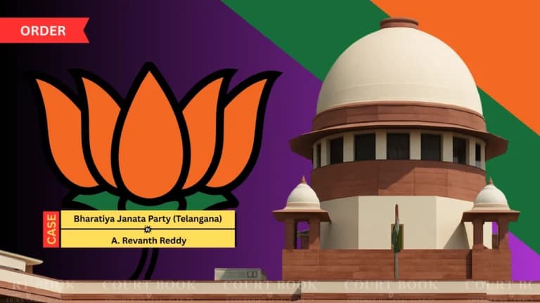 Supreme Court Rejects BJP Telangana’s Defamation Case Against CM Revanth Reddy, Warns Against Political Misuse of Courts