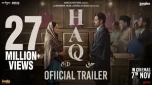 MP High Court Hears Shah Bano's Daughter's Plea to Halt 'Haq' Movie Release Over Use of Mother’s Identity Without Consent