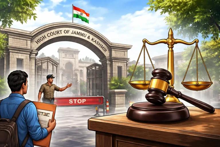 J&K High Court Strikes Down District-Residence Rule in Class-IV Recruitment, Orders Fresh Interview for SC Candidate