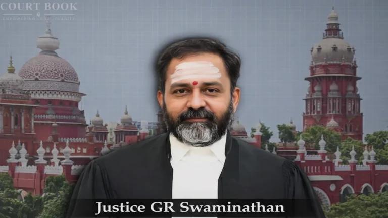 Madras HC Stays Book Allegedly Targeting Justice GR Swaminathan, Orders Seizure and Initiates Contempt Action