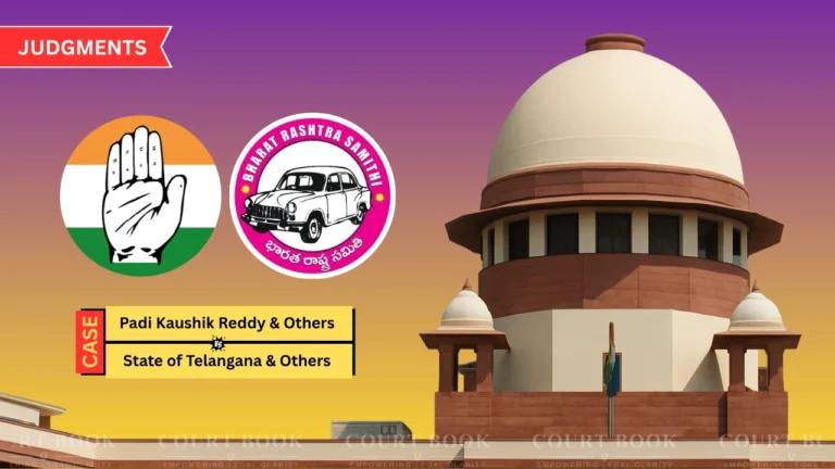 Supreme Court: No Fixed Deadline for Speaker in Disqualification Cases