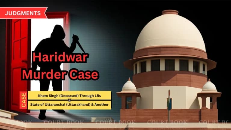 Supreme Court Allows Victim’s Heir to Continue Appeal in 1992 Haridwar Murder Case