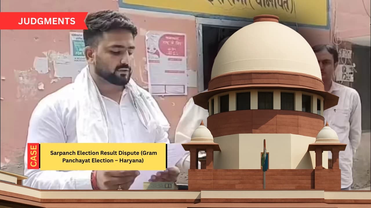 SC Orders Recount, Mohit Kumar Gets 51 More Votes in Haryana Polls