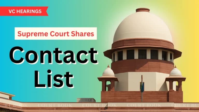 Supreme Court VC Hearing: Updated Court Master & Moderator Contacts for 5 August 2025