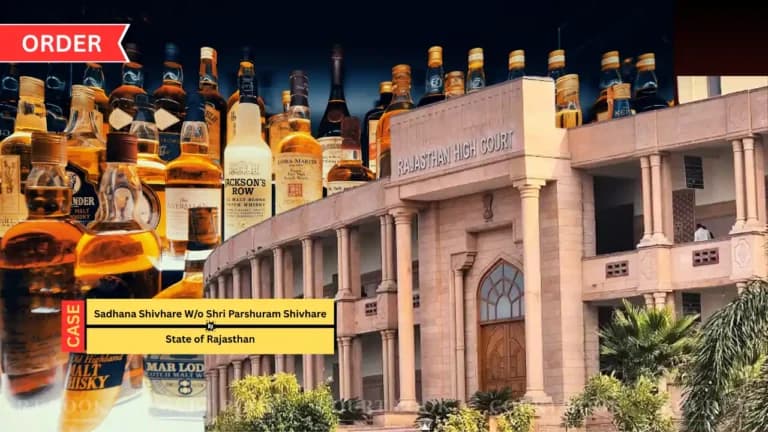 Rajasthan High Court Seeks State’s Stand on Liquor Shop Relocation in Jaipur