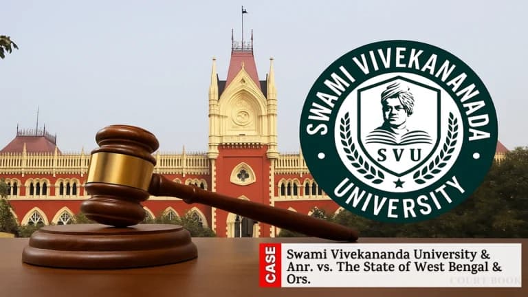 Calcutta High Court Refuses to Quash Police Notice Seeking Scholarship Records from Swami Vivekananda University