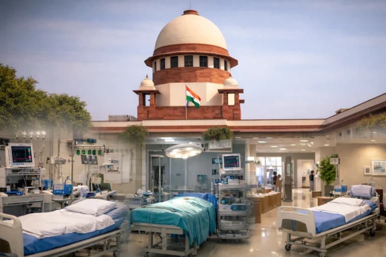 Supreme Court Issues Contempt Notice to 50+ Delhi Hospitals Over Alleged Violation of Free Treatment Rules